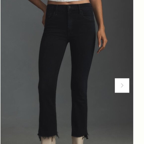 MOTHER The Insider Crop Step Fray Jeans  - Size 30 - NWT - Picture 2 of 3